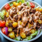 Loaded Smash Burger Bowls