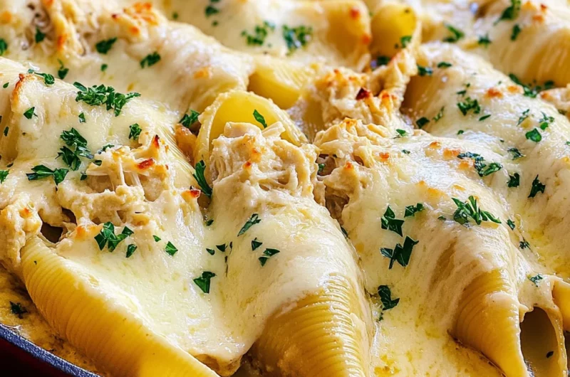 Million Dollar Chicken Alfredo Stuffed Shells