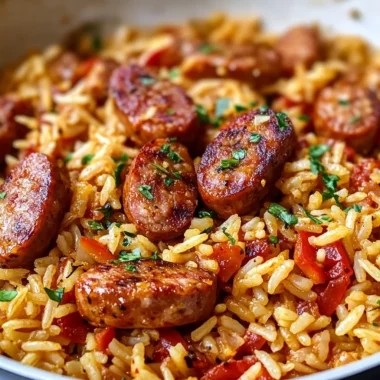 One-Pot Smoked Sausage And Rice Recipe