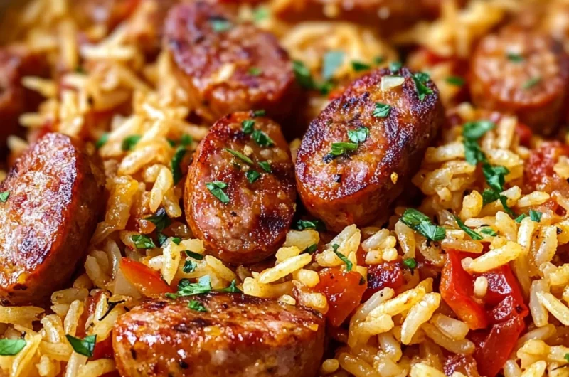 One-Pot Smoked Sausage And Rice Recipe