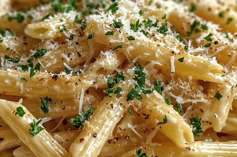 One Pot Creamy Garlic Pasta