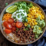 Savory Taco Rice Bowl: Comfort Food with a Twist