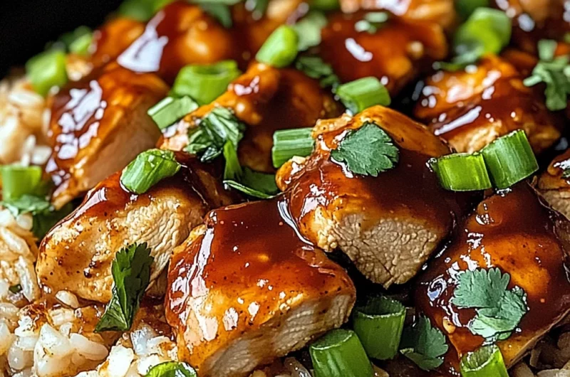 Smoky Chipotle BBQ Chicken and Rice Skillet