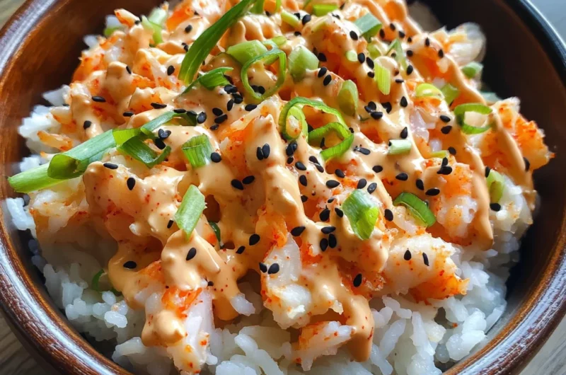 Spicy Crab Sushi Bowls