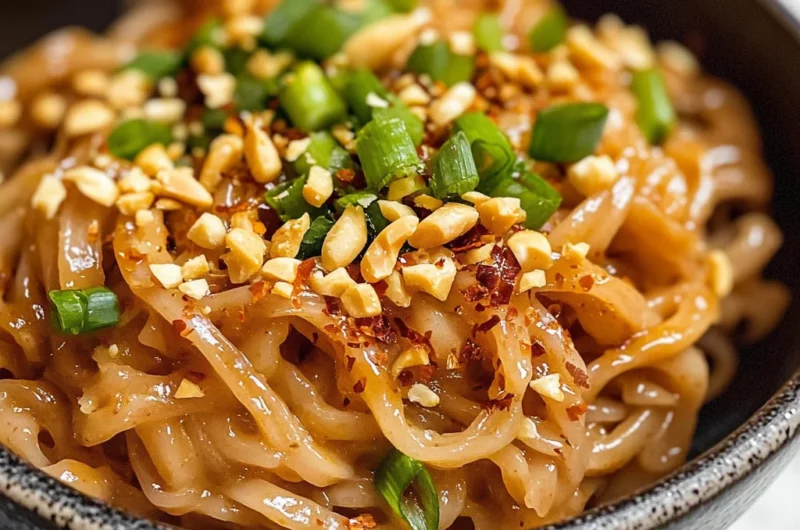 Spicy Peanut Butter Noodles