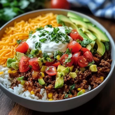 Taco Rice Bowl