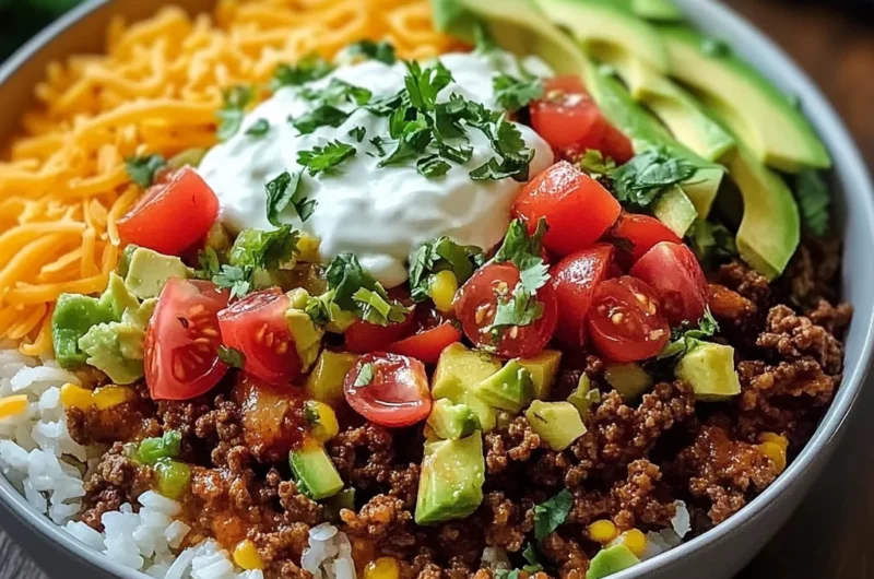 Taco Rice Bowl