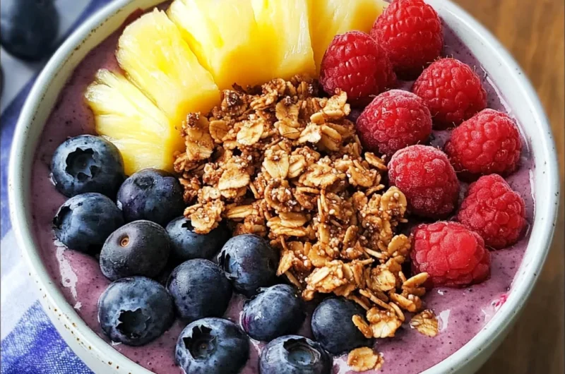 The Easiest Vegan Smoothie Bowl.