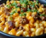 Creamy Buffalo Honey Garlic Sausage Mac