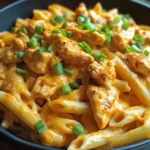 Creamy Cajun Buffalo Chicken Pasta