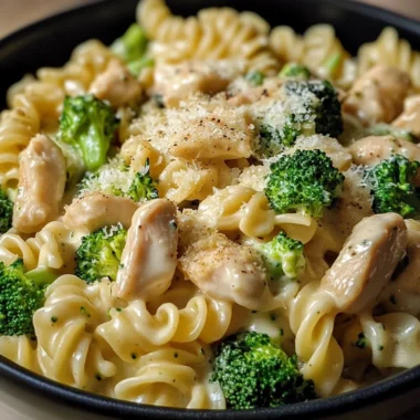 Creamy Chicken Broccoli Pasta One-Pot Weeknight Favorite