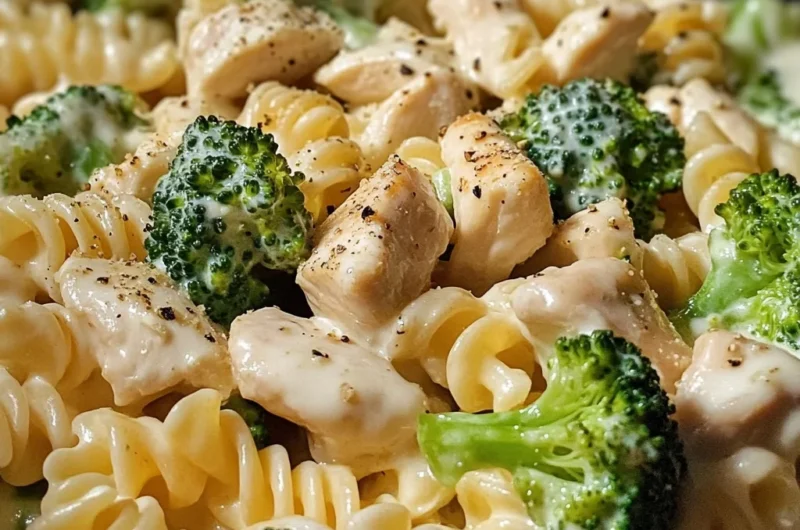 Creamy Chicken Broccoli Pasta One-Pot Weeknight Favorite