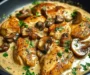 Creamy Garlic Mushroom Chicken Skillet