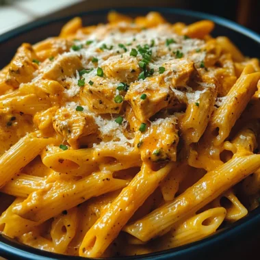 Creamy Pepper Jack Buffalo Chicken Pasta