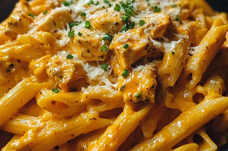 Creamy Pepper Jack Buffalo Chicken Pasta