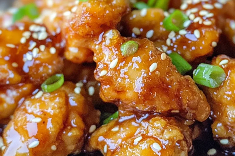 Crispy Chinese Honey Garlic Chicken (30 Minutes)