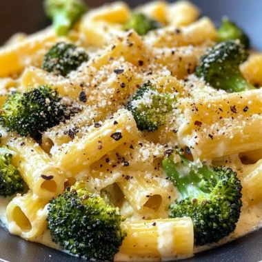 Easy Skillet Ricotta Pasta with Roasted Broccoli