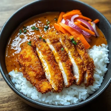 Epic Crunchy Chicken Katsu Curry Bowl