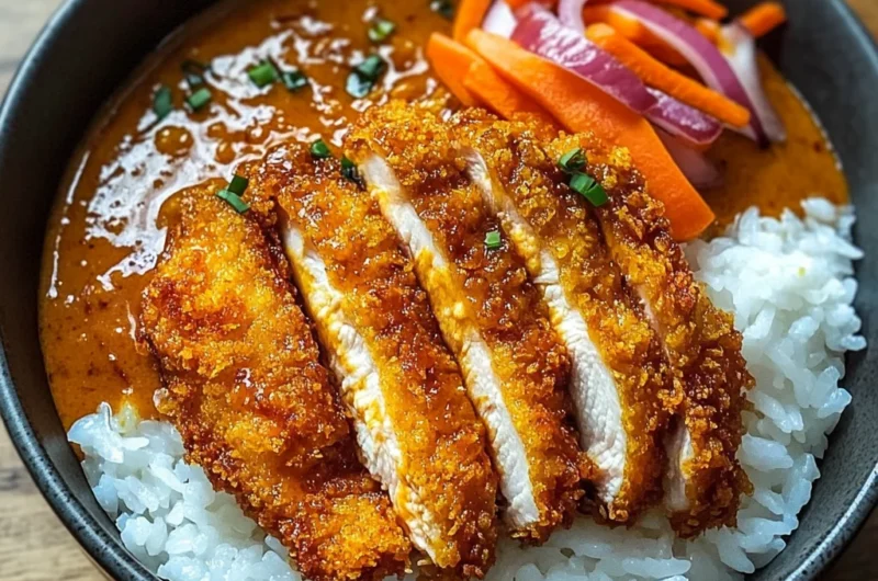 Epic Crunchy Chicken Katsu Curry Bowl