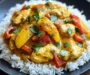Epic Golden Chicken Curry with Sweet Peppers & Fluffy Rice