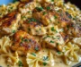 Garlic Butter Chicken with Creamy Cheesy Bowtie Pasta
