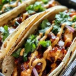 Garlic Butter Honey BBQ Chicken Tacos: Sweet, Savory & Irresistible!