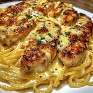 Garlic Cajun Velveeta Chicken Linguine Alfredo