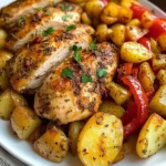 Herb-Roasted Chicken with Crispy Potatoes & Peppers