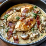Indulgent Aussie Chicken & Bacon Stroganoff in Garlic Butter Cream Sauce