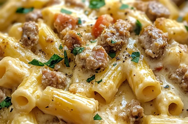 Indulgent Creamy Italian Sausage Rigatoni That’s Pure Comfort