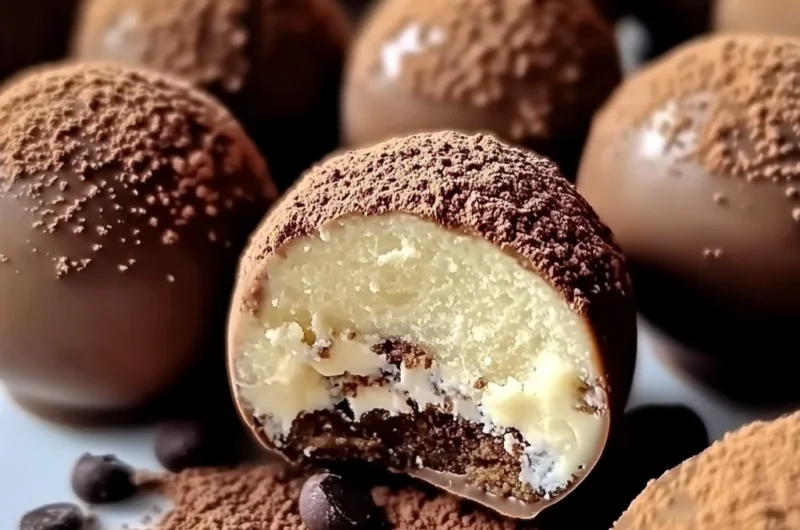 No-Bake Espresso-Kissed Tiramisu Truffles with Cocoa Dust