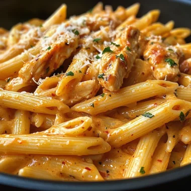 One-Pot Creamy Cajun Honey BBQ Chicken Pasta