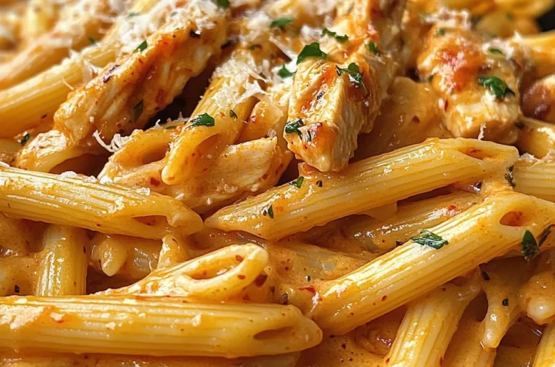 One-Pot Creamy Cajun Honey BBQ Chicken Pasta
