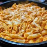 One-Pot Creamy Spicy Buffalo Chicken Pasta