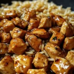 One-Pot Sassy Honey Garlic Chicken & Rice Pasta