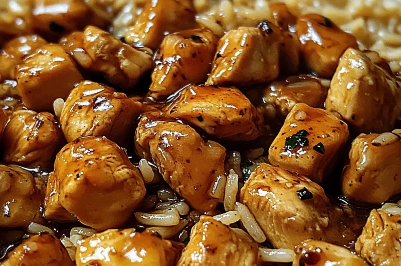 One-Pot Sassy Honey Garlic Chicken & Rice Pasta