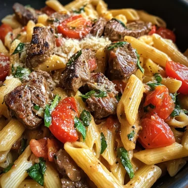 One-Pot Zesty Steak Pasta