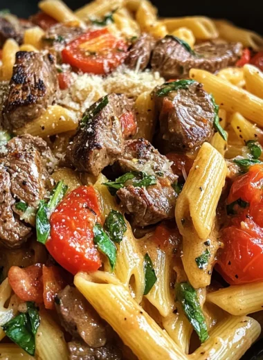 One-Pot Zesty Steak Pasta