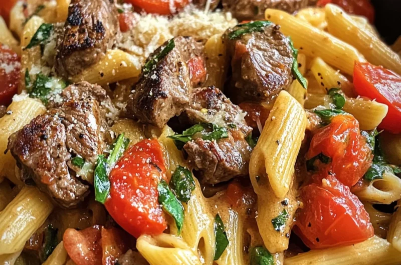 One-Pot Zesty Steak Pasta