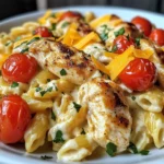 One Pot Bold Cajun Ranch Chicken Pasta