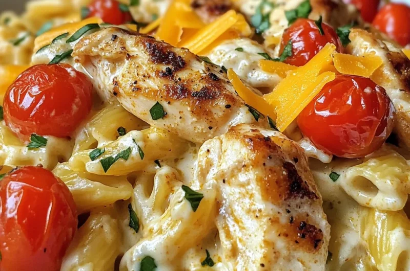 One Pot Bold Cajun Ranch Chicken Pasta