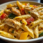One Pot Sweet Honey Pepper Jack Chicken Pasta