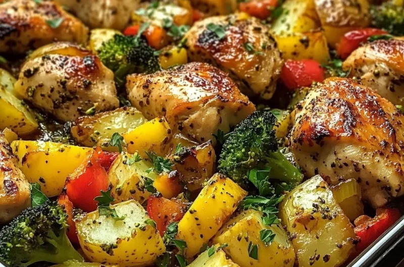 Oven-Roasted Chicken & Veggie Bake One-Pan Wonder
