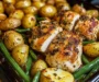 Oven-Roasted Herb Chicken with Crispy Potatoes & Green Beans