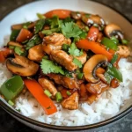 Super Savory Garlic Chicken Stir-Fry Bowl