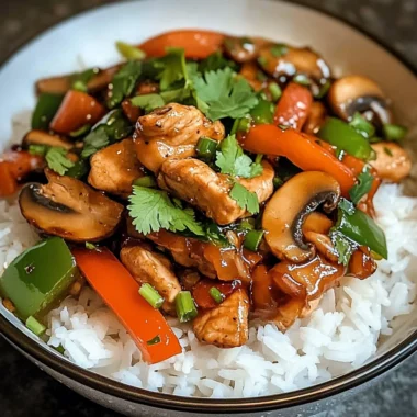 Super Savory Garlic Chicken Stir-Fry Bowl