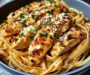 Sweet & Spicy Garlic Parmesan Chicken Linguine