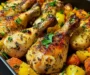 Ultimate Baked Chicken Drumsticks with Herb-Roasted Veggies