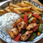Ultimate Chicken Pepper Rice Plate