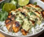 Ultimate Creamy Cilantro Lime Chicken Bowl